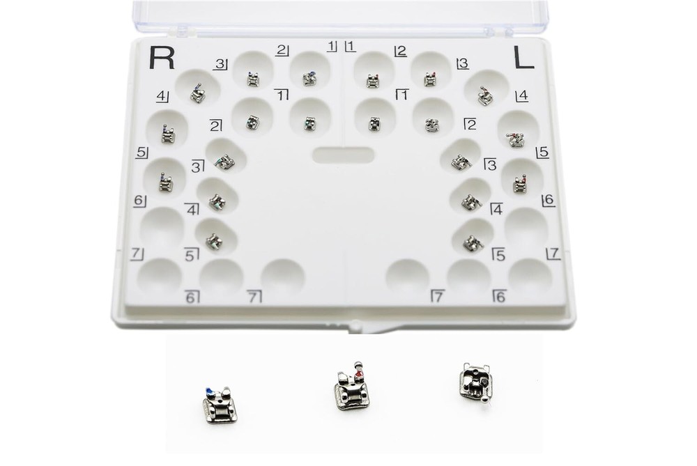 20PCS/Pack Braces, Shinye Braces Dental Orthodontic brackets ROTH-022 345 hooks