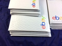 Ebay Shipping Supplies KIT Padded MAILERS Bubble Envelopes, BOXES, Tissue &TAPE