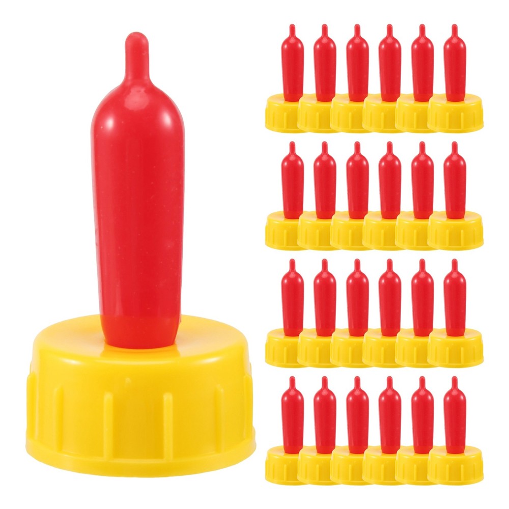 25PCS Pritchard Nipples for Nursing Lambs and Goat Kids X2Z51449