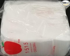 Apple Bags CLEAR 1.5 x 1.5” 1000ct – 1515 PREMIUM QUALITY & THICKNESS (2.5 mil)