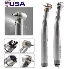 Askeadnt Dental High Speed (LED E-generator) Handpiece 4/2-Hole Push Turbine