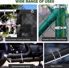 Metal Zip Ties with Stainless Steel Cable Tie Gun, Special Tool For Silver
