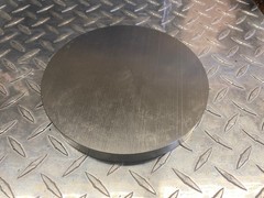 303 stainless steel flat round bar 6 7/8 Diameter x 3/4 long