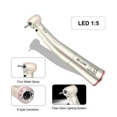 Dental Low Speed Handpiece Fiber Optic Contra Angle 1:5 Internal Water Spray NEW