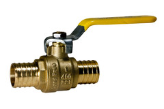 100 Pieces 1 Inch Pex Ball Valve, 1″ Pex Ball Valve, Lead Free Brass, Full Port