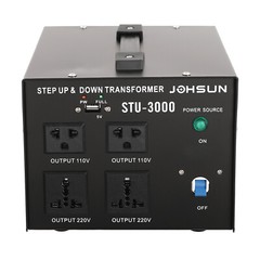 Heavy Duty 3000W Voltage 220V-110V 110V-220V Step Up/ Down Transformer Converter