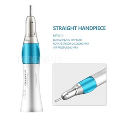 ETERANT Dental 1:1 Slow Low Speed Straight Handpiece/Air Motor Micromotor 4Hole