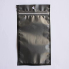 QQ Studio 10x18cm Black Food Safe QuickQlick™ Flat Candy Bag with Hang Hole