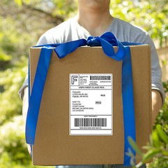 Shipping Labels 8.5×5.5 half sheet Self Adhesive 2 Per Sheet POLYSELLS