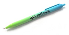 50 Misprint SoftTouch Click Pens LEMONADE Hub Pen Lot MULTICOLOR Pink/Blue/Green