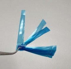 Dental Contoured Anterior Matrix Bands Teeth Restoration Blue Strip Matrice USA