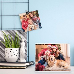 6-Pack 8.5×11 inch Horizontal Slant Back Acrylic Sign Holder Clear Frame