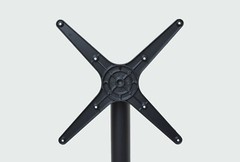 black premium aluminium flip top table base dining restaurant cafe pub folding