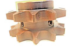 B&B – 60DB12SP01 Double Row Sprocket 1-1/4″ Bore, 2 Set Screws, 12 Teeth NIB