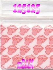 100 PACK BIG MOUTH 1515 Apple Zip MINI Baggies 1.5X1.5″ POLYBAGS