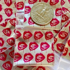 BaggiesSince1987 – 1515 MINI Zip Design Bags METALLIC PRINT GIRLY.. READ DETAILS
