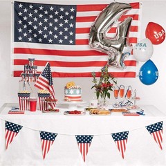 Boland 44952 – Flagge USA, Größe 90 x 150 cm, Stars and Stripes, Amerika, Party