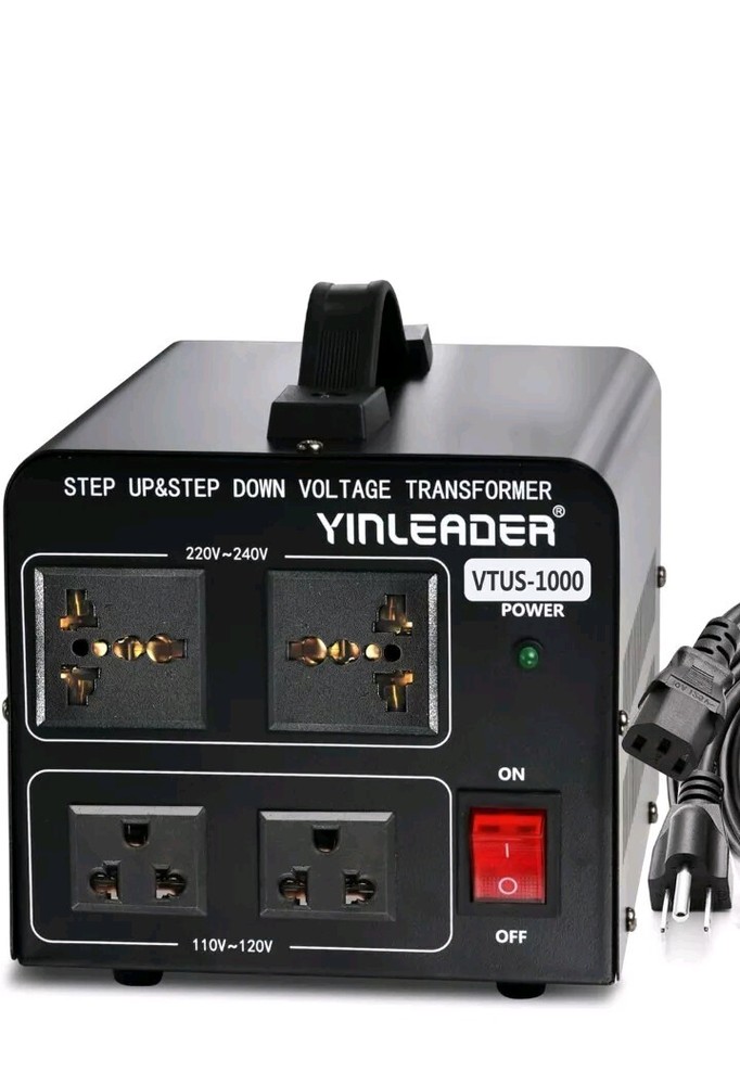 1000W Voltage Converter Transformer(110V to 220V OR 220V to 110V) 1000 Watt S…