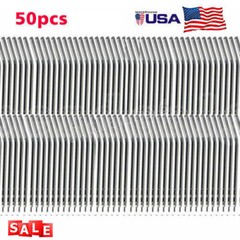 50 Pcs Dental Air Water Spray Triple Syringe Autoclavable Nozzles/Tips/Tubes USA