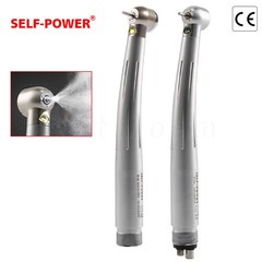 Dental LED E-generator Fiber Optic High Speed Handpiece 2 4Hole Fit FG1.6mm Burs