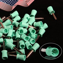 100-1000pcs Dental Rubber Polishing Prophylaxis Cups Brushes Prophy Polisher CUP