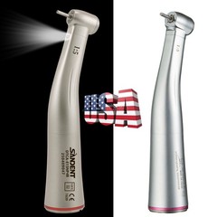 Dental 1:5 LED Fiber Optic Contra Angle Handpiece Red Ring fit NSK Ti-MAX X95L