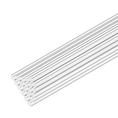 M METERXITY 20-Pack Acrylic Round Rods, 11.81 x 0.08 x Inch, Clear