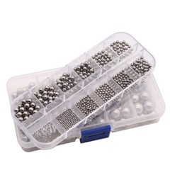 1mm-4.763mm High Precision Bearing Balls Smooth Ball Box Set 304 Stainless Steel