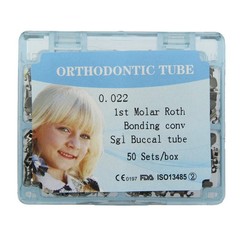 Dental Orthodontic 1st Molar Buccal Tubes Convertible Roth MBT 0.022 Bondable