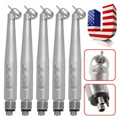 5 fit NSK Dental 45 Degree Head Air Drill Turbine High Speed Handpiece 45° Angle