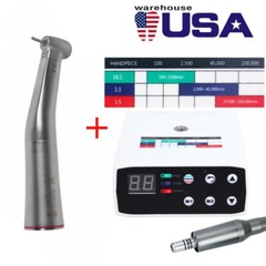 Dental Brushless LED Electric Micro Motor 1:5 Increasing Handpiece For NSK Style