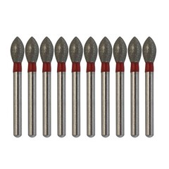 Dental Diamond Football Burs 368/023F Fine Grit Red FG 1.6mm High Speed Turbine