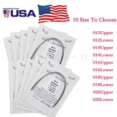 Dental Ortho Super Elastic Niti Arch Wire Round Ovoid Form for Bracket Braces CE