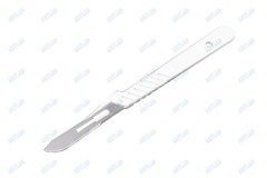 10 PCS STERILE DISPOSABLE SCALPELS #15 SINGLE USE – DENTAL,SURGICAL,DERMAPLANING