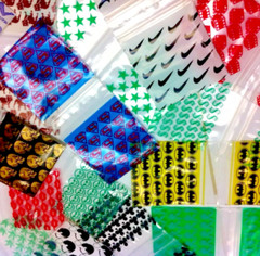 200 SMALL BAGGIES 1515 1.5″ X 1.5″ MINI RESEALABLE POLY DESIGNER BAGS TEDDY BEAR