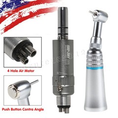 1-5*Dental Contra Angle handpiece Fit FG1.6mm Friction Bur /Air Motor 4 Hole Or
