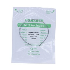 30×Dental Orthodontic Niti Rectangular Arch Wires Reverse Curve 14×25 Upper