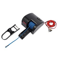 Boat Marine Electric Anchor Winch Boat Winch with Anchor Roller & Remote Control