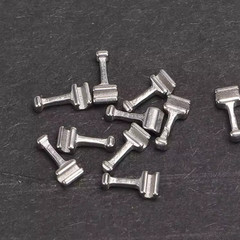10pcs/pack Dental Orthodontic Crimpable Hook Long/Medium/Short Stainless Steel