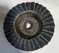36 Grit Tiger X #51204 Weiler 4-1/2″ Tiger Flap Disc Angled CZA 5/8-11A T29 10x