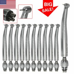 1-10 Yabangbang Dental High Speed Turbine Handpiece with 4Holes Quick Coupler
