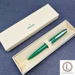 Rolex Green Emerald Emblem Twist Ballpoint Pen AD VIP Gift Original Guaranteed