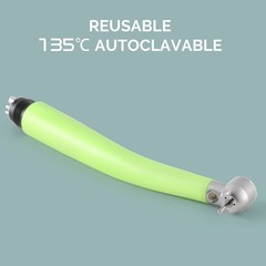 USA Dental LED E-generator High Speed Handpiece 3 Way Spray Push Button 2/4Holes