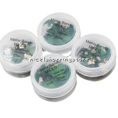 50 Pcs Dental Matrix Bands Palodent V3 Style Sectional Contoured Matrices 4 Size