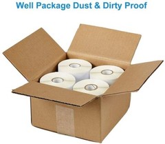 4 Rolls 4×6 Direct Thermal Shipping Labels – 250 per roll – 1000 labels