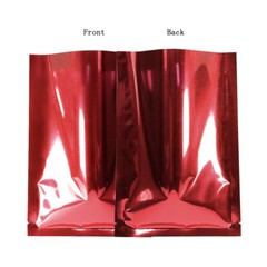 Variety of Colors & Sizes Flat Mylar Foil Heat-Sealable Open Top Pouch Bag M1