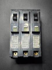 Square D HOM115PCAFI – LOT OF 3 *1 NEW-2 USED* Arc Fault (AFCI) Circuit Breaker