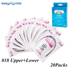 100pcs Dental Orthodontic NITI Arch Wires round natural super elastic Wire 16/20