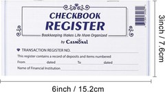 20 Pack Checkbook Register, Check Registers for Personal, Blank Ledger Transa…
