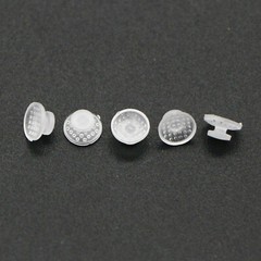 10 Pcs/Pack Dental Orthodontic Ceramic Clear Lingual Button Bondable Round Base